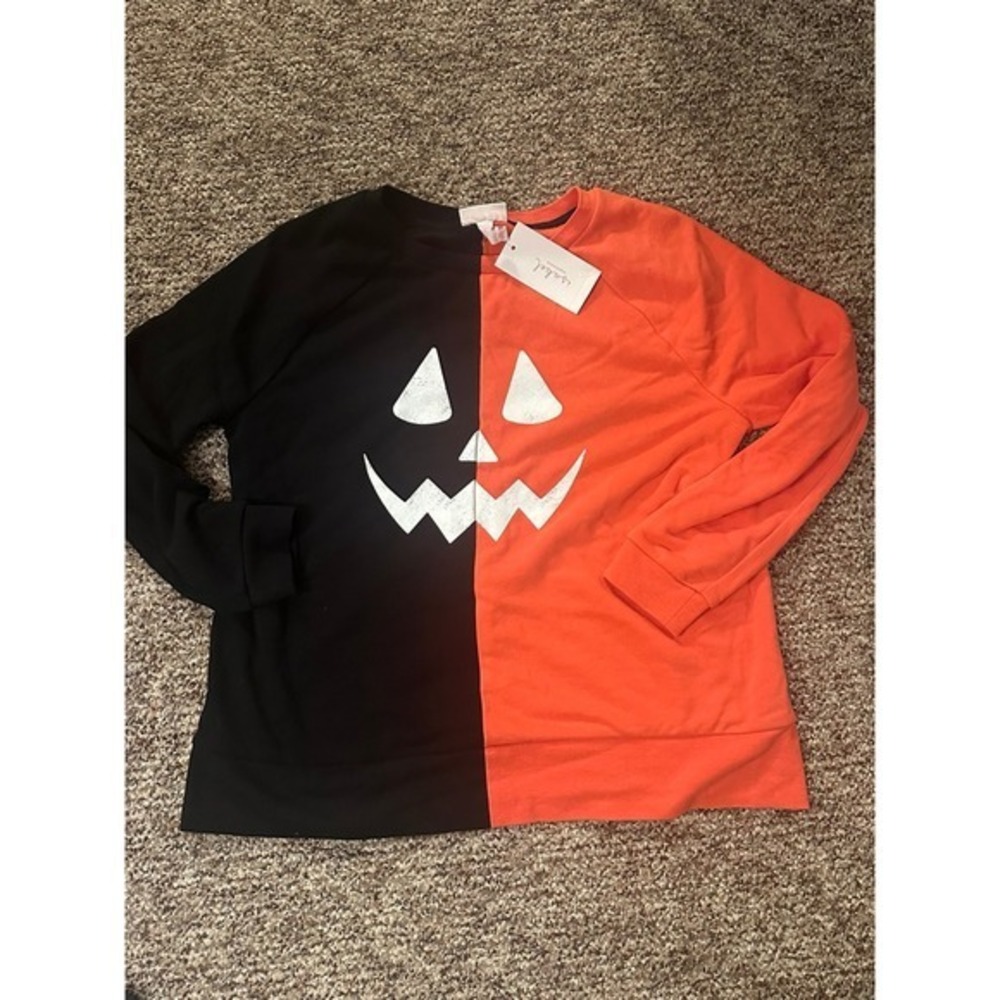 Maternity Pumpkin sweatshirt- large ‎ BNWT